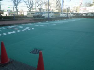 お客様駐車場完成②